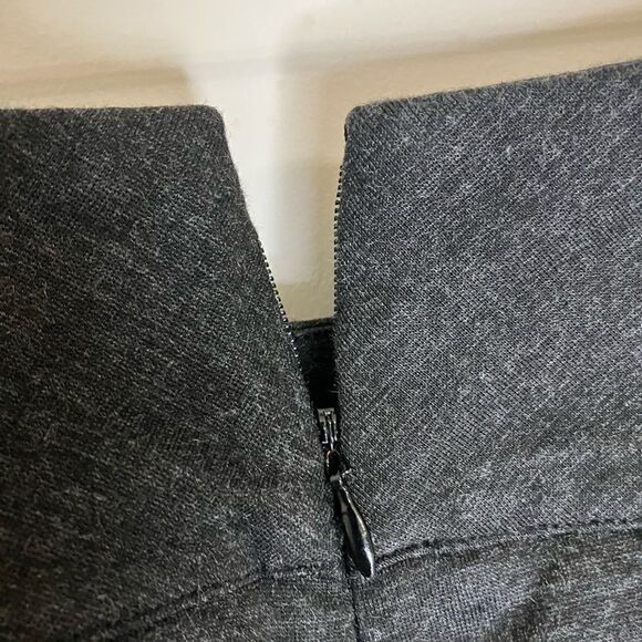 CABI 4 Ponte Bootcut Trouser Stretchy Gray Zip Back Comfort Classic Mid Rise - Picture 12 of 14